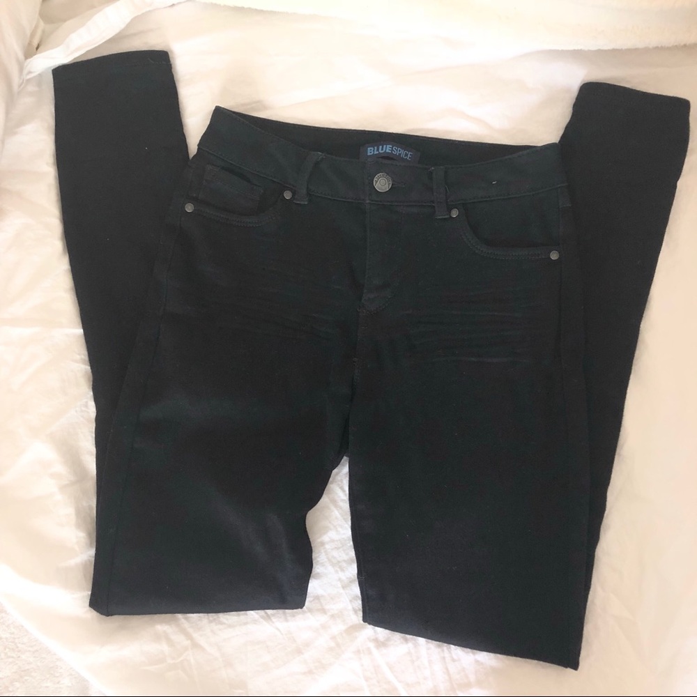 Blue Spice Black High Waisted Jegging/Jean